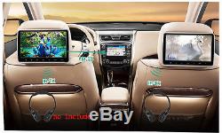 Car Headrest Monitor DVD Player 10.1 USB/SD/HDMI Rear-Seat Entertainment System