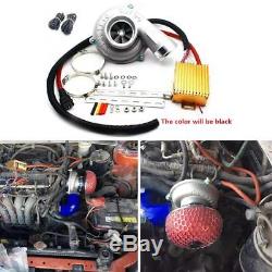 Car Improve Speed Fuel Saver Electric Turbo Supercharger Kit Air Filter Intake