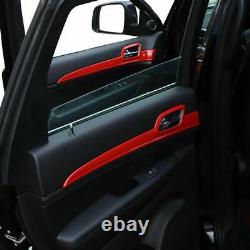 Car Inner Door Panel Trim Strips For Jeep Grand Cherokee 11-2020 Accessories Red