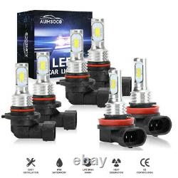 Car LED Lights For Jeep Grand Cherokee 14-2018 LED Headlight Fog Light Bulbs Kit