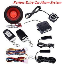 Car SUV Alarm System Keyless Entry Push Button Start Remote Engine Start Starter