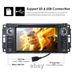 Car Stereo Radio DVD Player GPS Navigation For Jeep Wrangler Unlimited 2007-2012