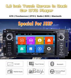 Car Stereo Radio DVD Player GPS Navigation for Jeep Wrangler Unlimited 2007-2016