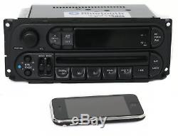 Chrysler Jeep Dodge 2002-2007 Radio AM FM CD Player w Bluetooth Music RBK Slider