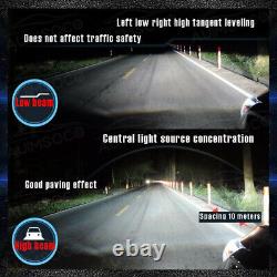Combo LED Headlights Fog Light Bulbs Kit For Jeep Grand Cherokee 2011 2012 2013