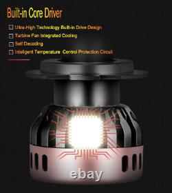 Combo LED Headlights Hi-Lo+Fog Light Bulbs Kit For Jeep Grand Cherokee 2005-2009