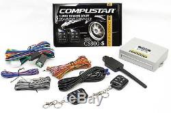 Compustar Car Auto Remote Start Starter w\ Keyless Entry & Bypass Module Bundle