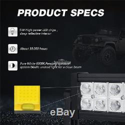 Cree 700w 52inch Led Light Bar Combo Flood Spot Driving Offroad Truck 4x4wd 50