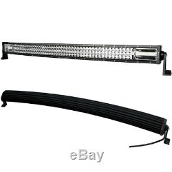 Curved 42 inch 2376W LED Light Bar Combo Driving Lamp For Ford Dodge 40 44 7D