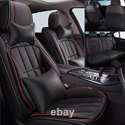 Deluxe PU Leather Full Surround Car Seat Cover Full Set For Interior Accessories