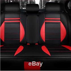 Deluxe Seat Cover Steering Wheel Full Set Cushion 5-Sit For Interior Accessories