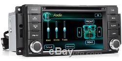 Dodge GPS Navigation Bluetooth Stereo DVD CD Radio USB SD Multimedia AV Receiver