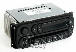 Dodge Jeep Chrysler 02-07 Radio AMFM CD Player w Aux Input RBK Slider Version