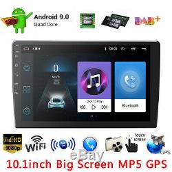Double 2Din Android 9.1 10.1 1080P Car pLAYER Stereo Radio GPS Wifi QUAD-Core