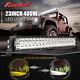 Dual Row 22inch 400W Curved Led Light Bar Combo Offroad Jeep Ford Truck ATV 20