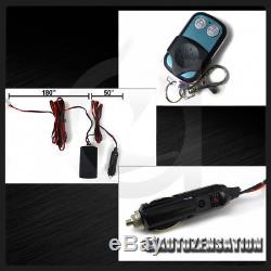 Electric Remote Sound Control Inlet 3 Outlet 4 Tip Exhaust Muffler Silencer