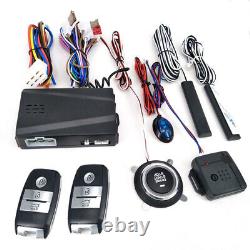 Engine Ignition Push Button Car Remote One Key Start Alarm System Security Kit