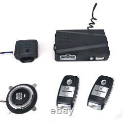 Engine Ignition Push Button Car Remote One Key Start Alarm System Security Kit