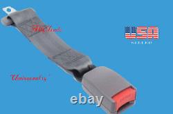 Extension 14 Seat Belt Gray Extender Belt Extension With Buckle Clip width 7/8