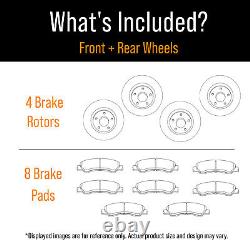 FRONT & REAR Brake Kit For 2016 Jeep Grand Cherokee Performance & Value