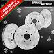 FRONT & REAR DRILLED AND SLOTTED BRAKE ROTORS Jeep Grand Cherokee 1999 2004