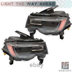 Fit For 2017-2021 Jeep Grand Cherokee Headlights Halogen Upgrade LED Tube A Pair