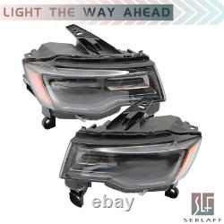 Fit For 2017-2021 Jeep Grand Cherokee Headlights Halogen Upgrade LED Tube A Pair