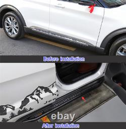 Fit For Jeep Grand Cherokee 14-20 Aluminum Running Board Side Step Rail Nerf Bar