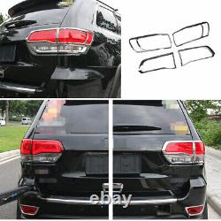 Fit For Jeep Grand Cherokee 2014-2020 ABS Chrome Rear Tail Light Lamp Cover Trim