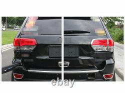 Fit For Jeep Grand Cherokee 2014-2020 ABS Chrome Rear Tail Light Lamp Cover Trim