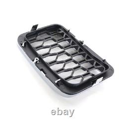 Fit Jeep Grand Cherokee 2017-2021 18 19 20 Car Chrome Frame Mesh Front Grille