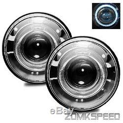 Fits 06-08 Jeep Commander/05-09 Grand Cherokee Clear Halo Projector Fog Lights