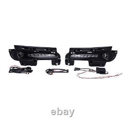 Fits 2012-16 Jeep Grand Cherokee SRT8 LED DRL Daytime Running Light Fog Lamp Kit