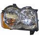 Fits Jeep Grand Cherokee Headlight Assembly 2009 2010 Passenger Side with Bulbs