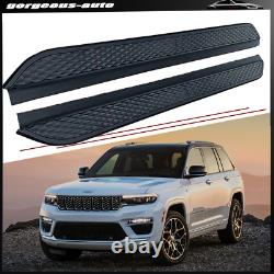 Fits for Jeep Grand Cherokee 2022-2024 Side Steps Pedal Running Board Nerf Bar