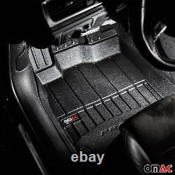 Floor Mats for 2004-2010 Jeep Grand Cherokee All-Weather 2 Row Liner TPE Black