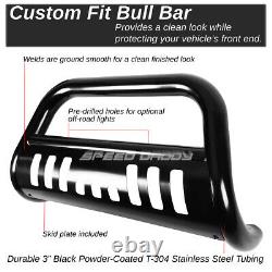 For 11-16 Dodge Durango/grand Cherokee Black 3bull Bar Push Bumper Grille Guard