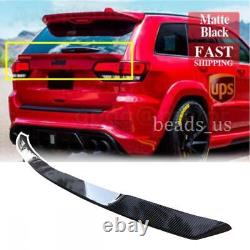 For 14-21 Jeep Grand Cherokee WK2 SRT8 TRACKHAWK Carbon Fiber Rear Mid Spoiler