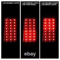 For 2005-2006 Jeep Grand Cherokee Black Lumileds LED Tail Lights Lamp Left+Right