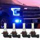 For 2005-2010 Jeep Grand Cherokee 8000K LED Headlights Bulbs Hi-Lo Light Bulbs