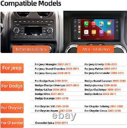 For 2005-2010 Jeep Grand Cherokee WK 7 Android 13 Carplay Car Stereo Radio GPS