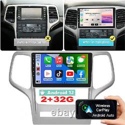 For 2011-13 Jeep Grand Cherokee GPS Navi Android 12 Car Radio Stereo Carplay DSP