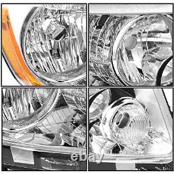 For 2011-2013 Jeep Grand Cherokee 11-17 Compass Halogen Headlights Headlamps L+R