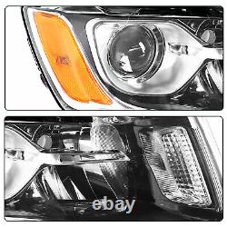 For 2014-2016 Jeep Grand Cherokee Projector Halogen Headlight OE Style LH+RH