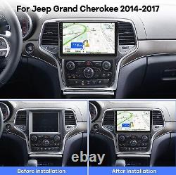 For 2014-2017 Jeep Grand Cherokee Gps Navi Android 12 Apple Carplay Radio Stereo