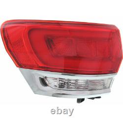 For 2014-2020 Jeep Grand Cherokee Tail Light Driver Side Chrome