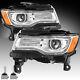 For 2016-2021 Jeep Grand Cherokee Xenon HID Headlight Assembly Headlamps LH+RH