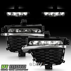 For 2022-2024 Jeep Grand Cherokee with Two-Row LED Fog Lights Driving Lamps Pair