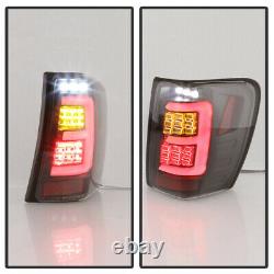For 99-04 Jeep Grand Cherokee FULL LED 3D Light Bar Black Tail Brake Signal Lamp