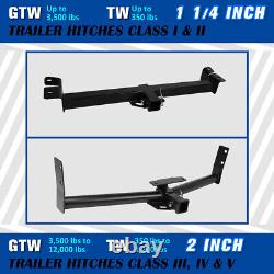 For 99-04 Jeep Grand Cherokee WJ 2 Class-3 Trailer Tow Hitch Receiver withPin